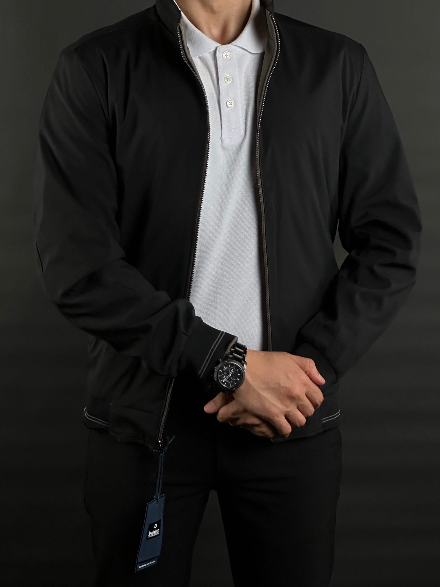 veste boblao double face original ( NOIRE | BLUE )