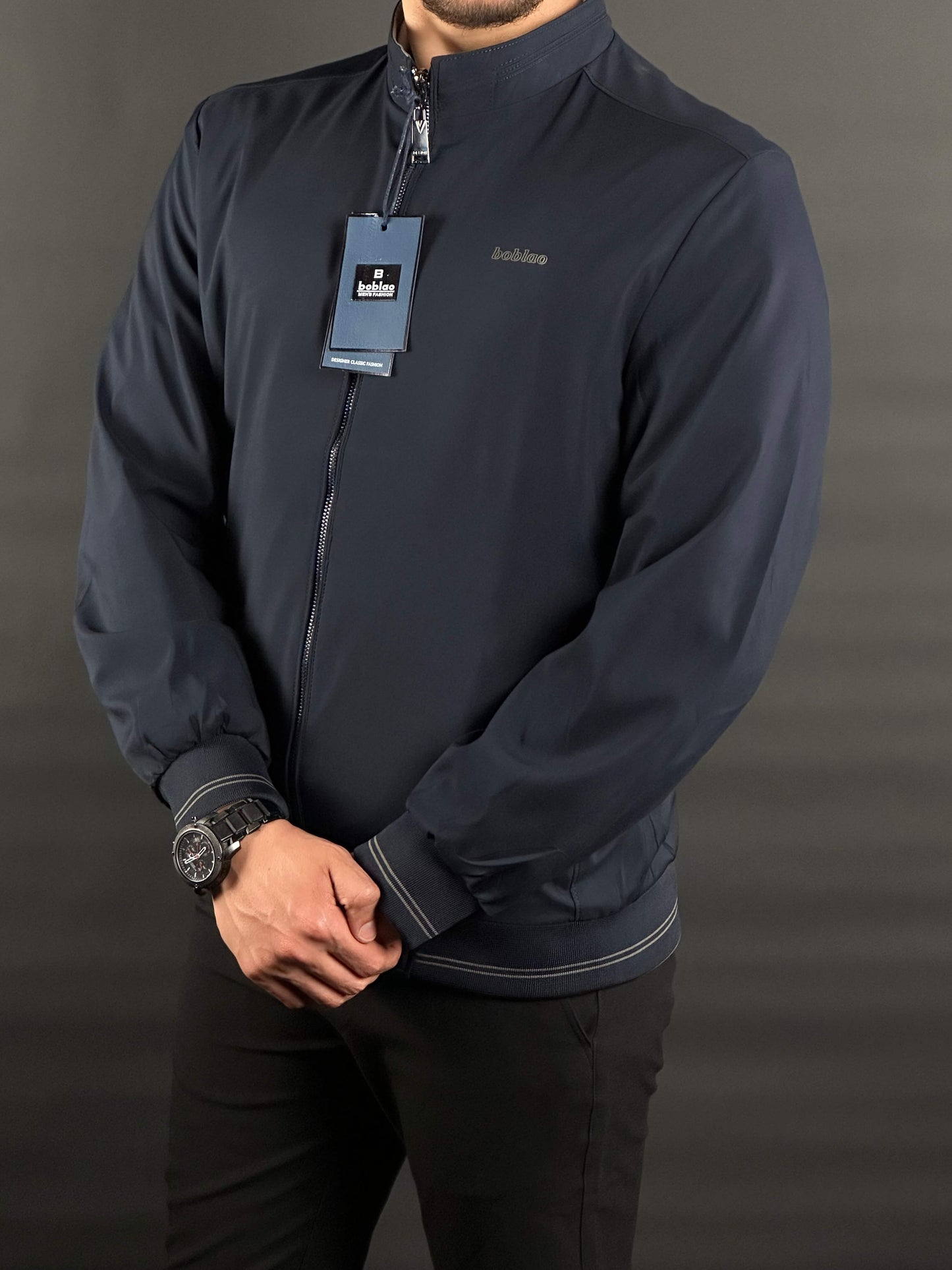veste boblao double face original ( NOIRE | BLUE )