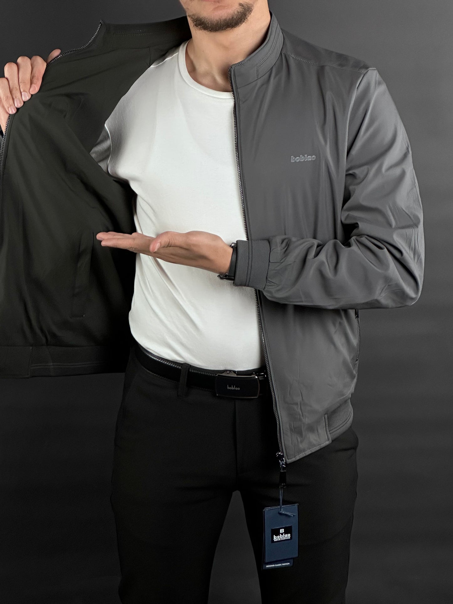 veste boblao double face original ( VERT | GRIS )