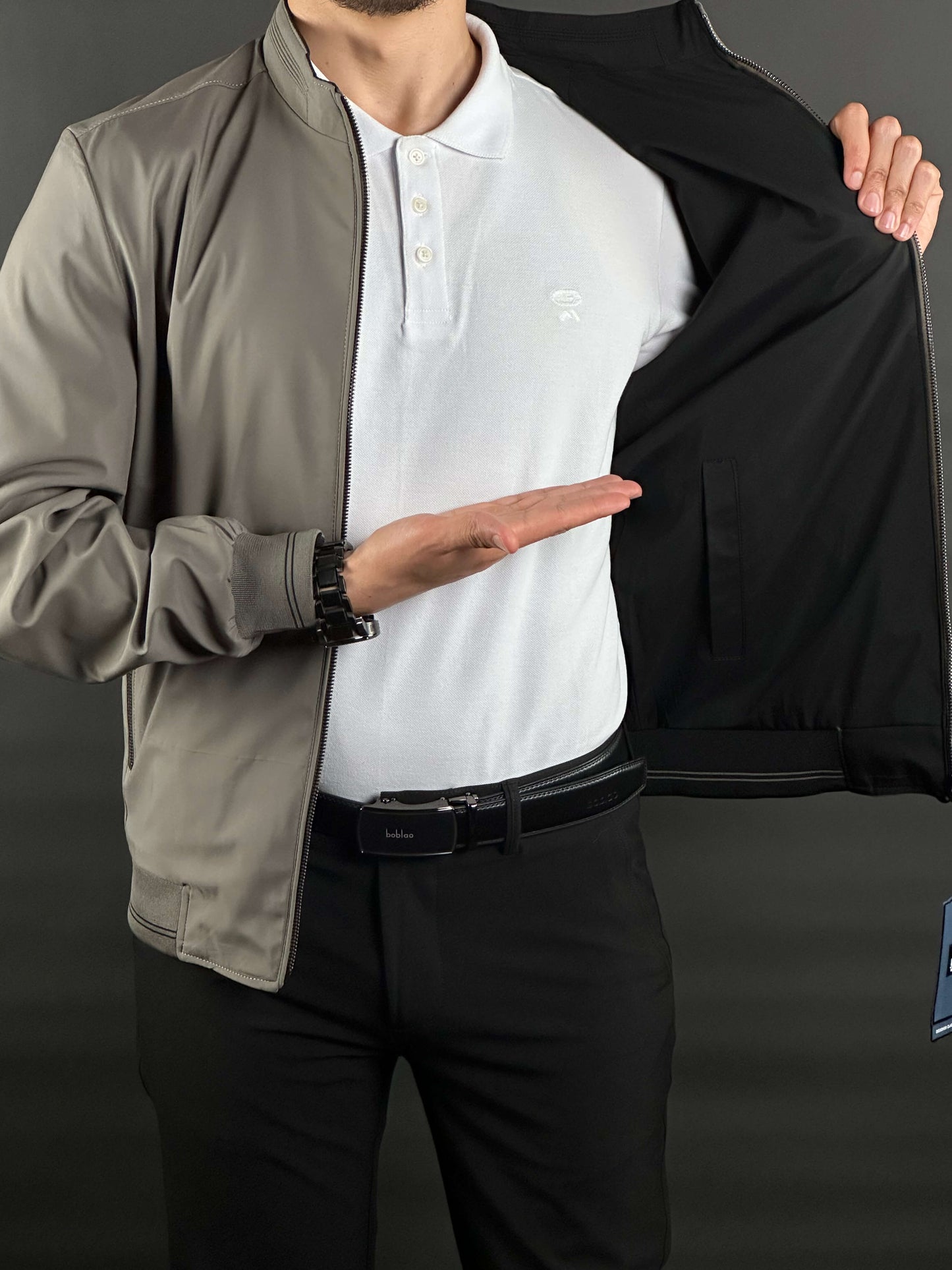 veste boblao double face original   ( NOIRE | BLUE )