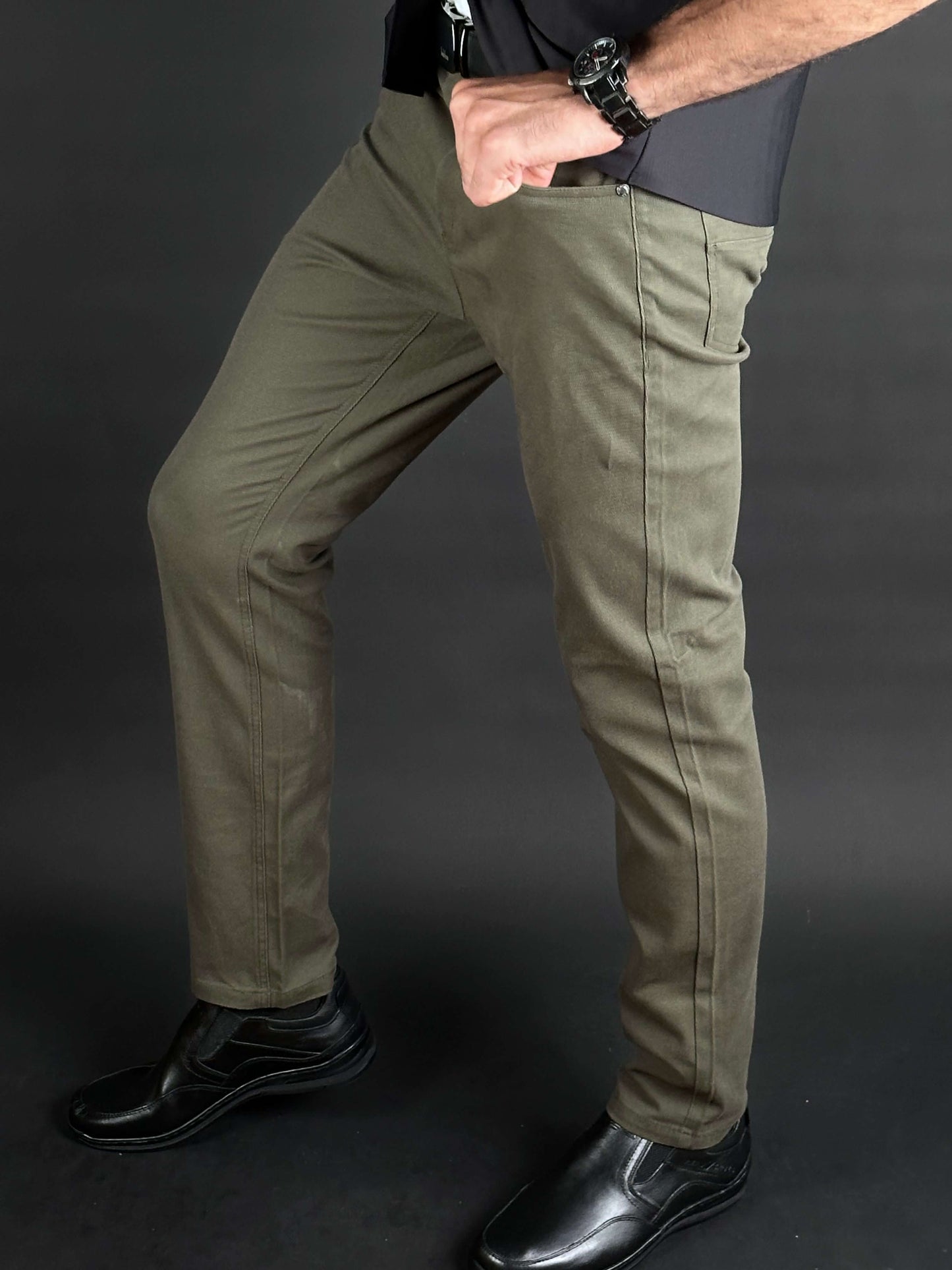 pantalon toile coupe jeans