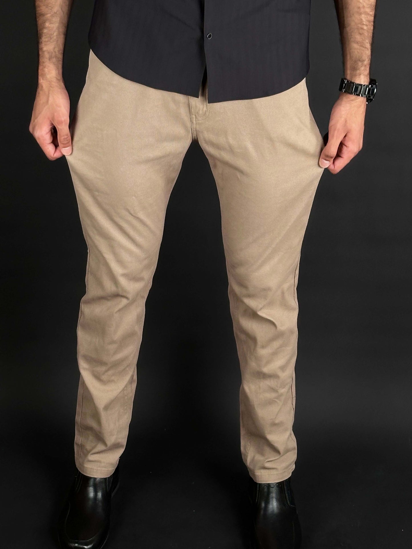 pantalon toile coupe jeans