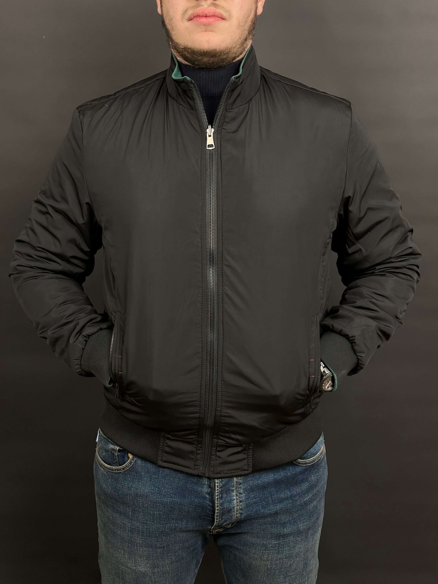 veste double face grand taille original