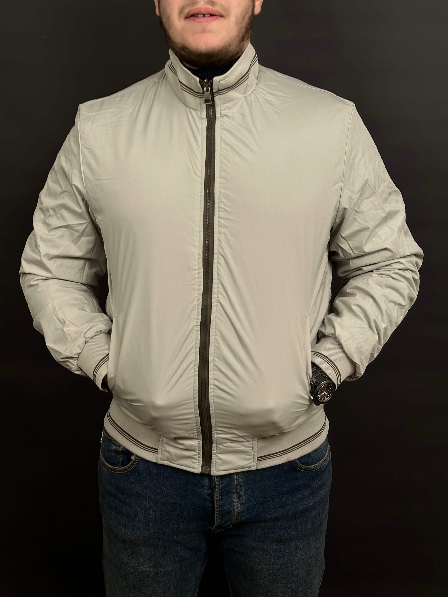 veste double face grand taille original