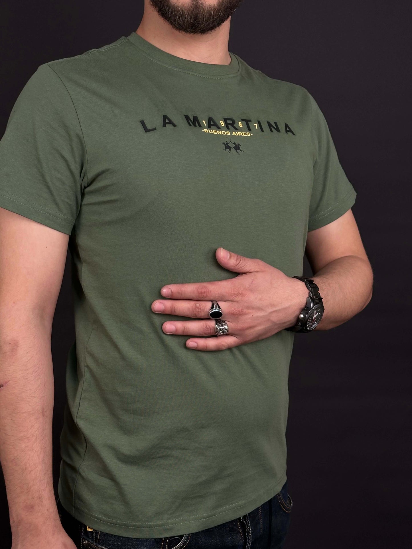 t shirt LA Martina Cotton