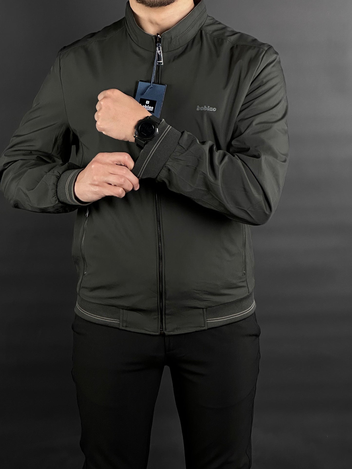 veste boblao double face original ( VERT | GRIS )
